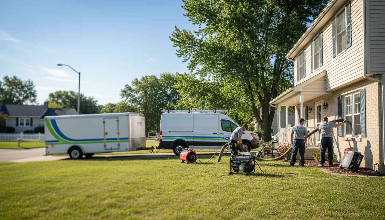 Flooded Basement Restoration And Cleanup With Repair in Shellsburg, IA near me